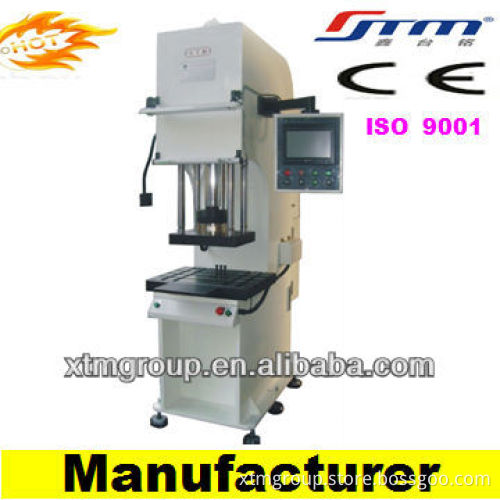 High Performance of C-type NC Hydraulic Machine for Riveting Various Small Parts of the Press-fit Assembly with Stroke Limit